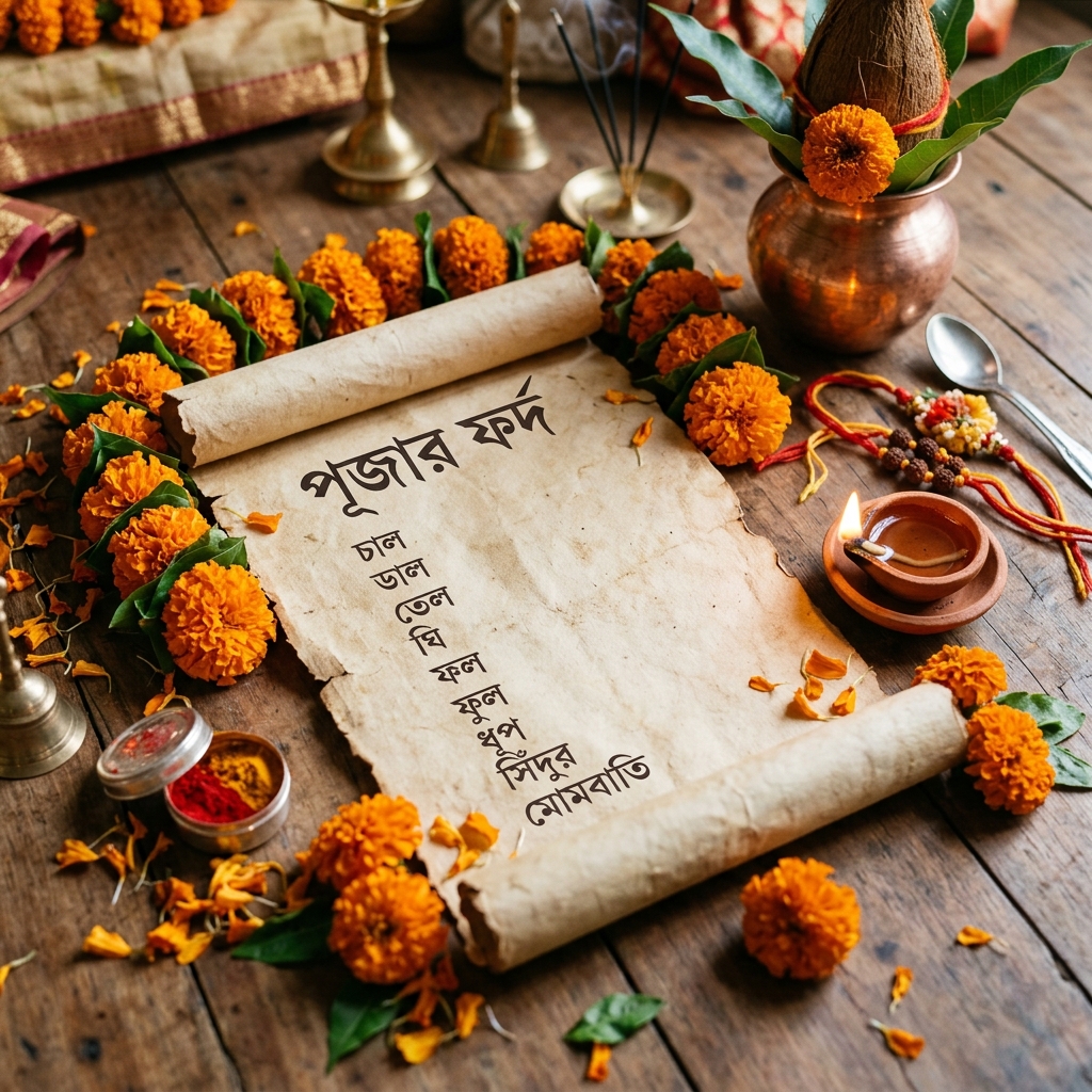 পূজার ফর্দ মেলা